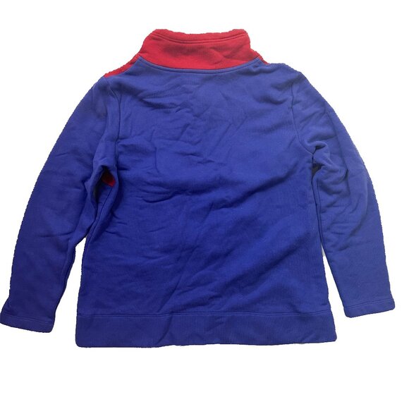 L.L. Bean Color Block Zip-Up Sweatshirt - Large - Picture 2 of 4